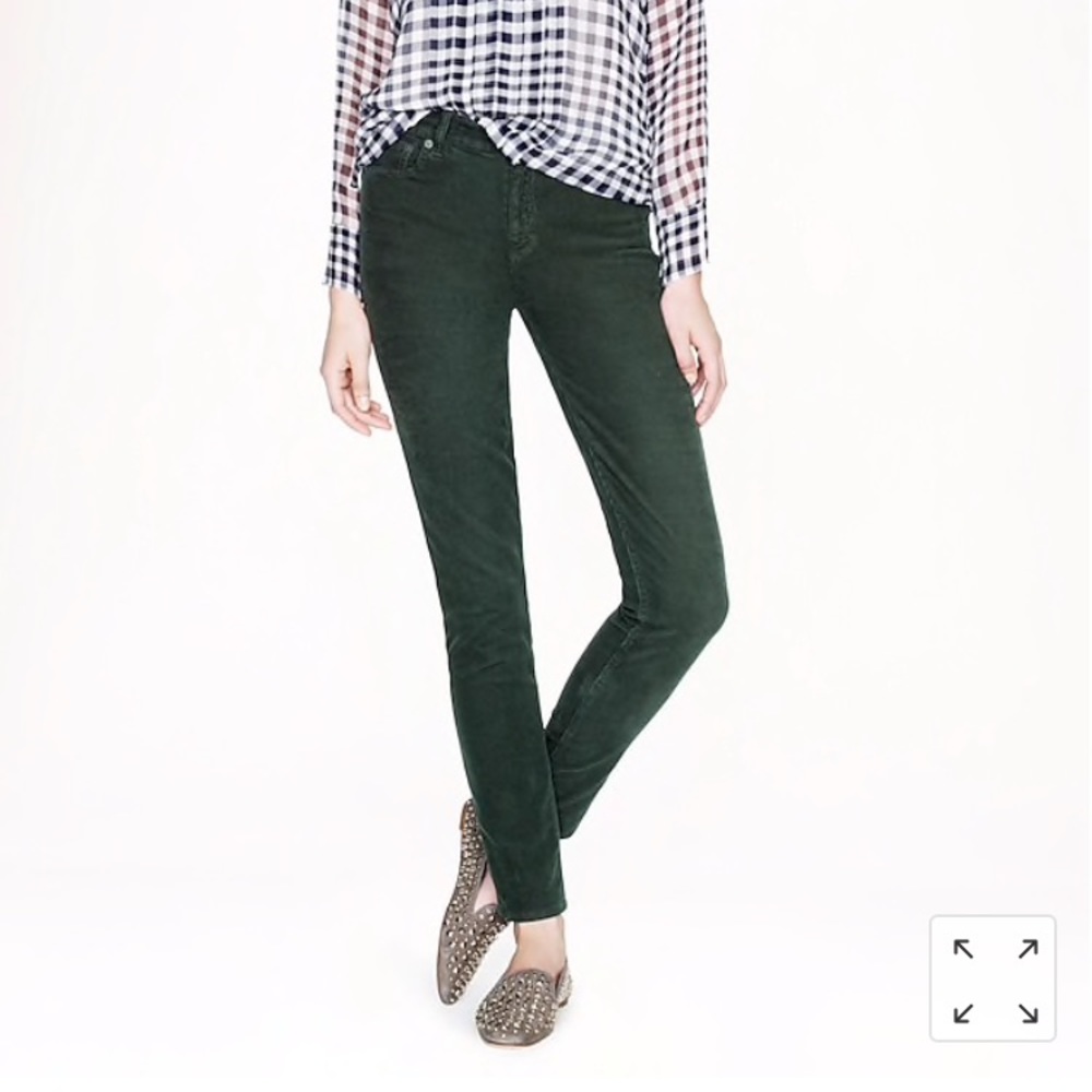 J. Crew Midrise Toothpick Cords (28R)